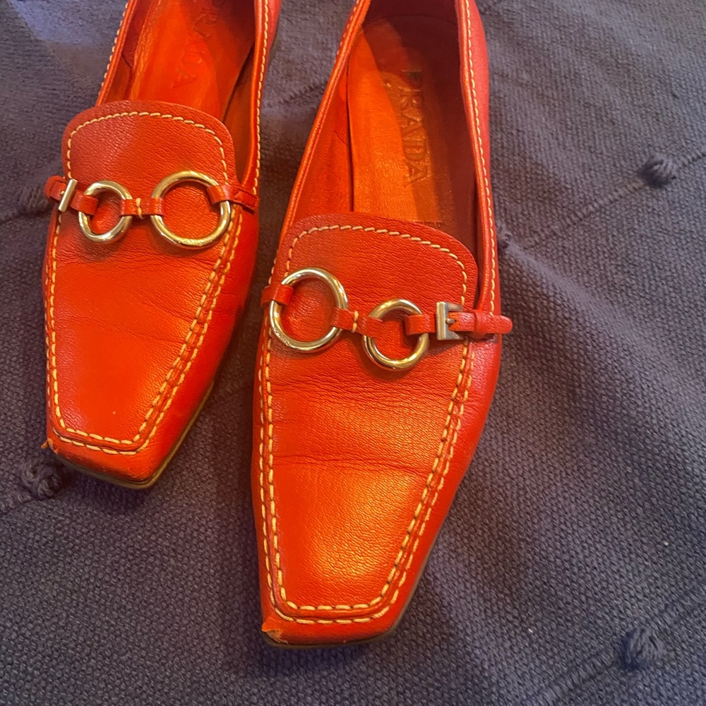 Prada Leather Loafers